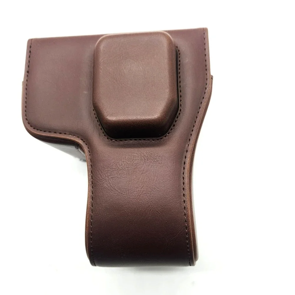 MegaGear MG1304 Leather Camera Case Canon SL2 200D Kiss X9 18-55mm‎ Dark Brown